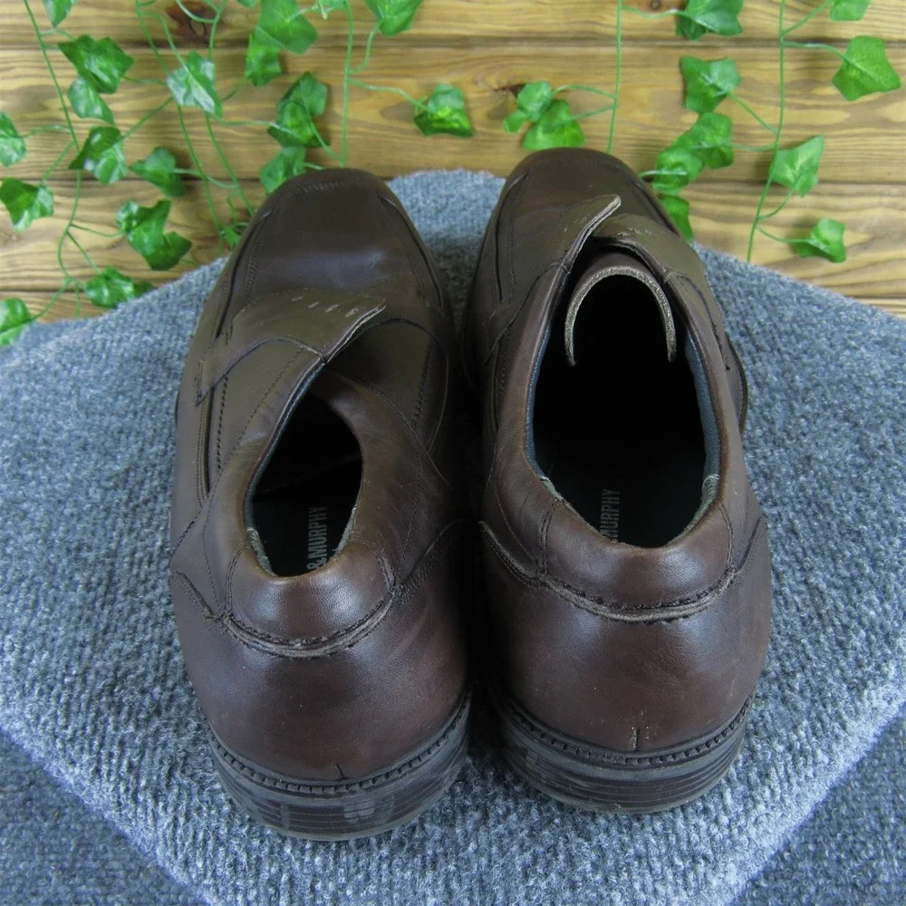Johnston & Murphy Men  Derby Oxfords‎ Brown Leather Size 13 Medium  Used 2025